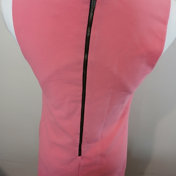 Monteau Pink Scallop Hem Sleeveless Dress - Size Small - Picture 8 of 9